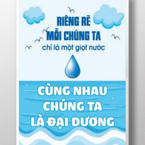 Riêng rẽ mỗi chúng ta chỉ là 1 giọt nước TDL214