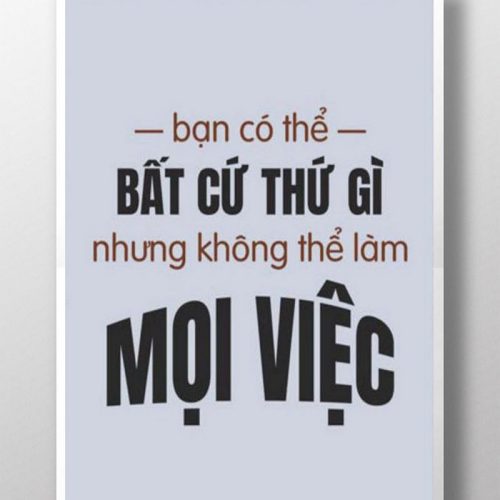 Bạn có thể bất cứ thứ gì TDL231