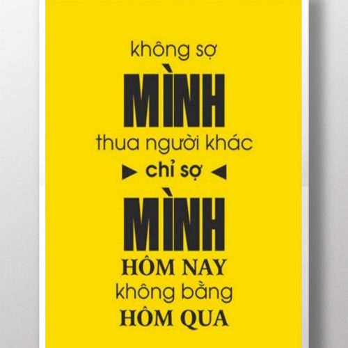 Không sợ mình thua người khác TDL233