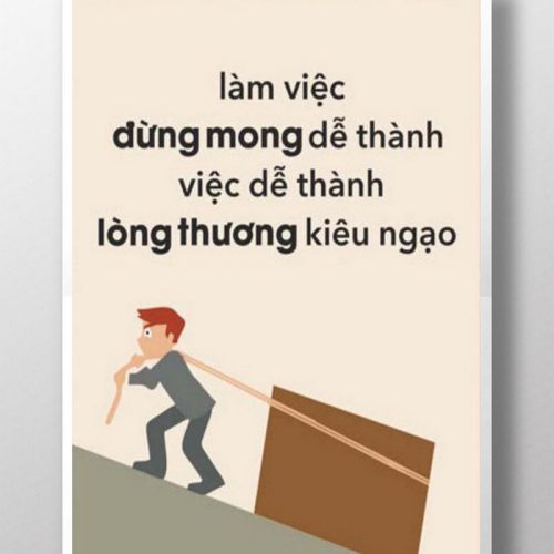 Làm việc đừng mong dễ thành TDL236