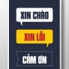 Xin chào xin lỗi cảm ơn TDL237