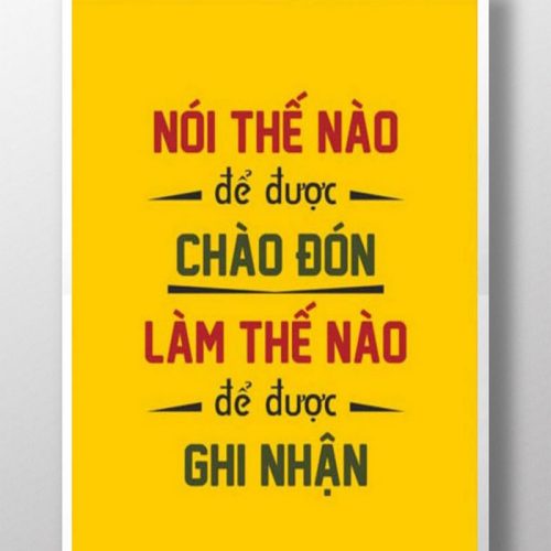 Nói thế nào để được chào đón TDL255