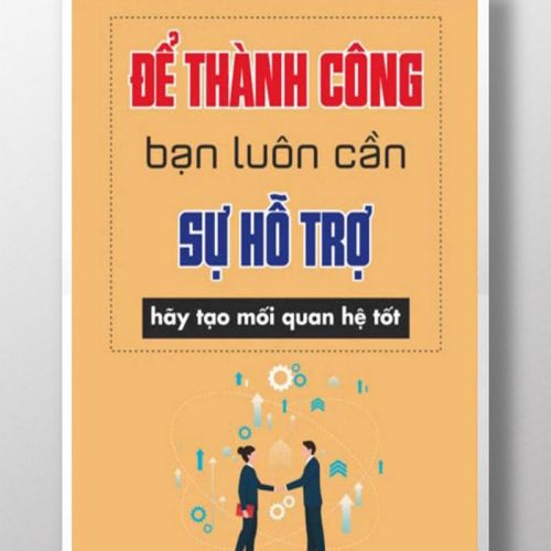 Để thành công bạn luôn cần sự hỗ trợ TDL259