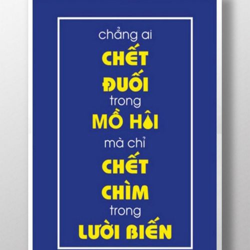 Chẳng ai chết đuối trong mồ hôi TDL283