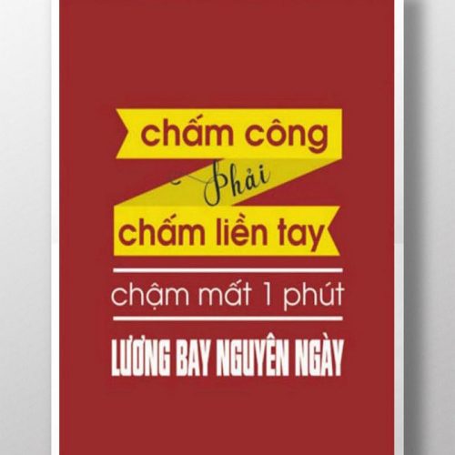 Chấm công phải chấm liền tay TL302