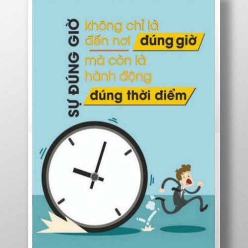 Sự đúng giờ không chỉ là đến nơi đúng giờ TDL312