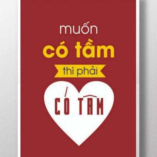 Muốn có tầm thì phải có tâm TDL322