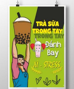 Trà sữa trong tay đánh bay stress TDL338