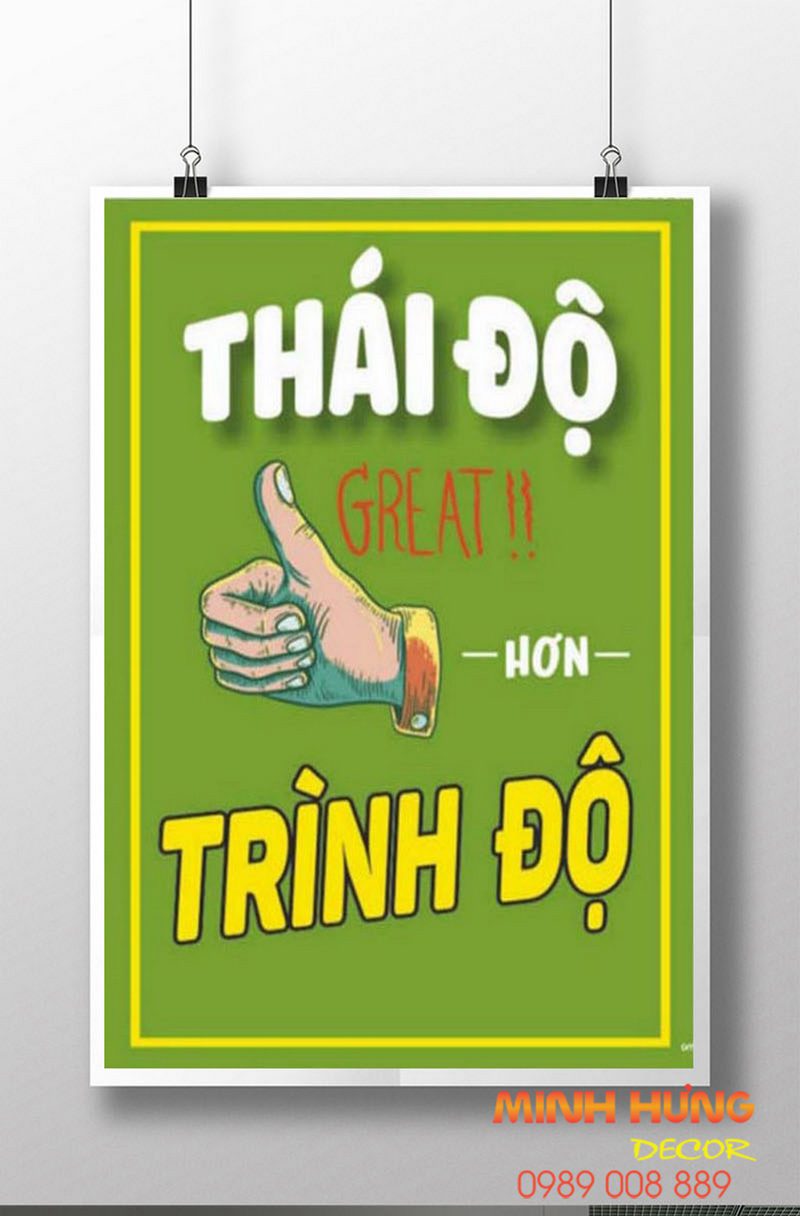 Thái độ hơn trình độ TDL383