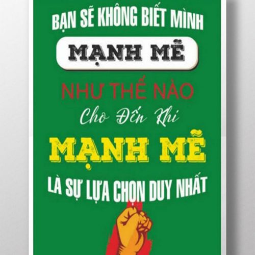 Bạn sẽ không mình mạnh mẽ TDL388