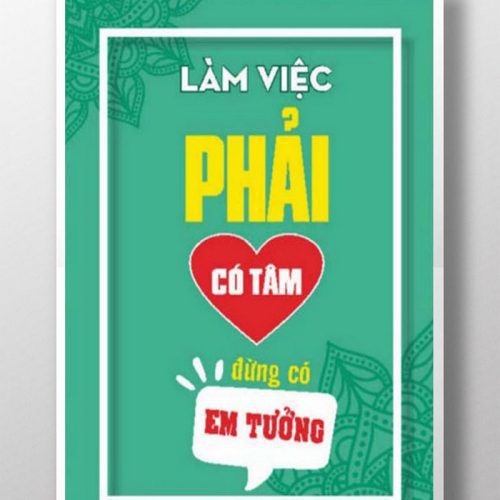 Làm việc phải có tâm TDL396