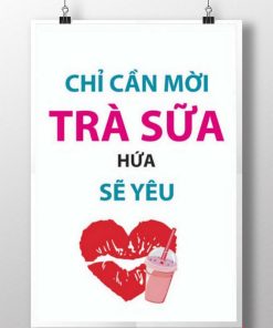 Chỉ cần mời trà sữa hứa sẽ yêu TDL421