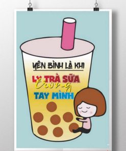 Yên bình là khi ly trà sữa trong tay mình TDL430