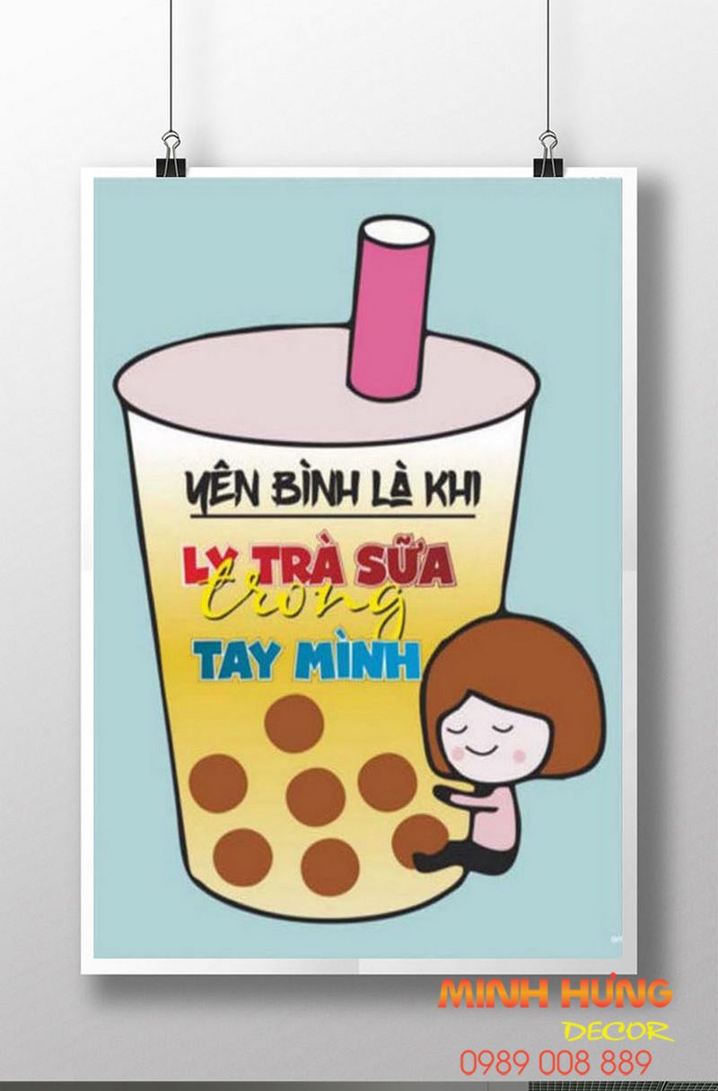 Yên bình là khi ly trà sữa trong tay mình TDL430