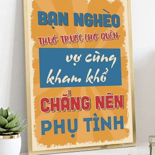 Bạn nghèo thuở trước chớ quên TDL462