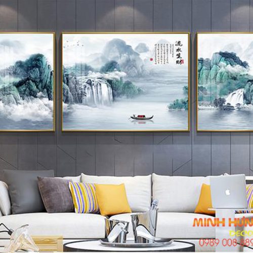 Tranh phong cảnh sơn thuỷ hùng vĩ TGH8495