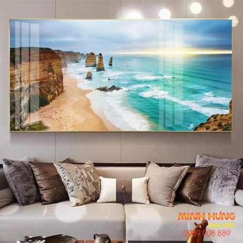 Tranh canvas phong cảnh treo phòng ngủ