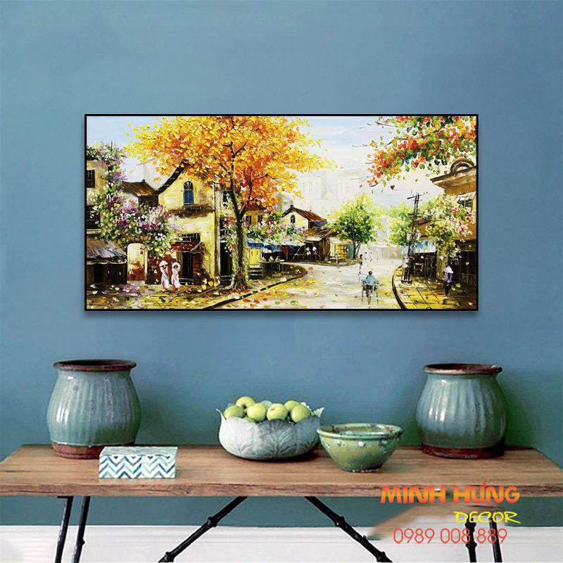 Tranh phố cổ Hà Nội