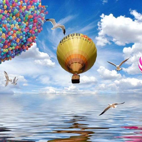 Tranh dán tường phong cảnh biển TGTV_FM0136