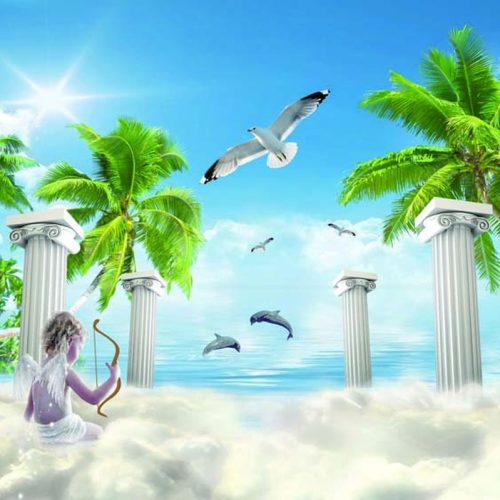 Tranh dán tường phong cảnh biển TGTV_FM2694