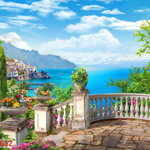 Tranh dán tường phong cảnh châu âu Fresco_0632