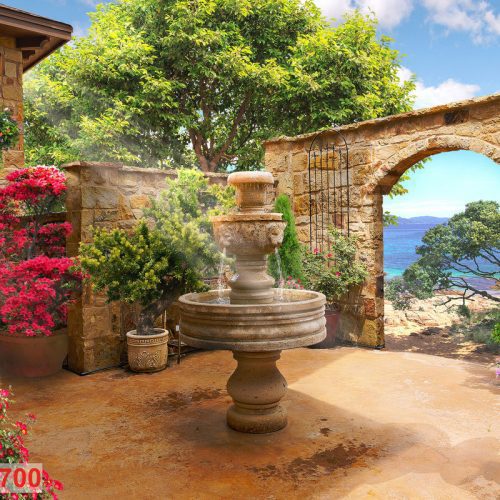 Tranh dán tường phong cảnh châu âu Fresco_0700
