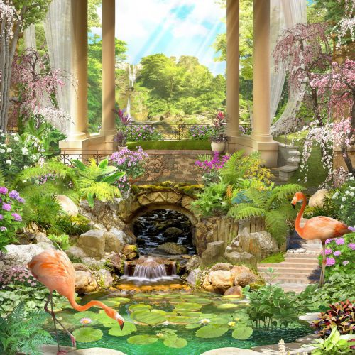 Tranh dán tường phong cảnh châu âu Fresco_0770