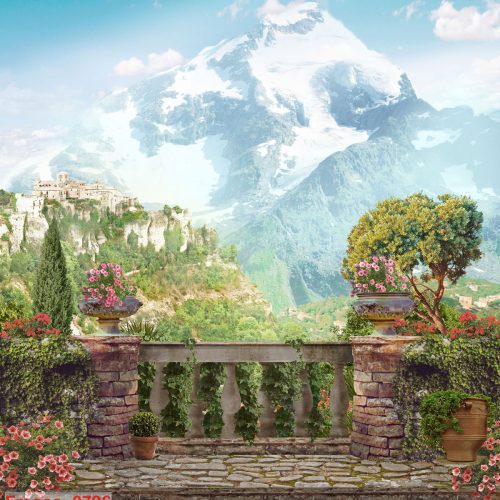 Tranh dán tường phong cảnh châu âu Fresco_0796