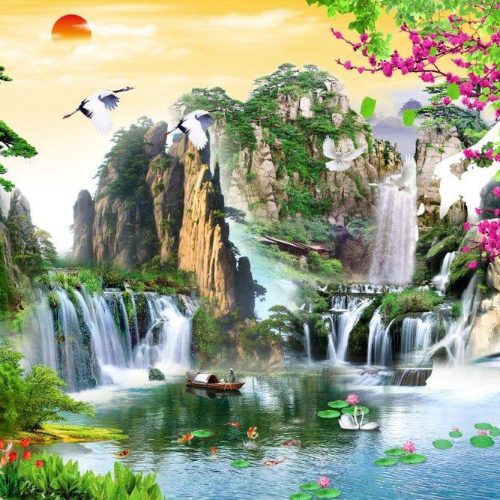 Tranh dán tường phong cảnh thiên nhiên FM_30467
