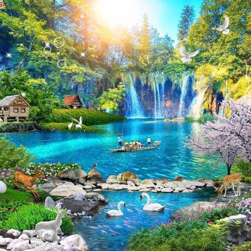 Tranh dán tường phong cảnh thiên nhiên TGTV_0325