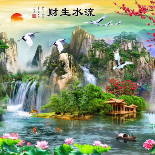 Tranh dán tường sơn thủy TGTV_FT0410