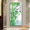 Trang tráng gương trúc báo bình an TGH8588