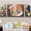 Tranh tráng gương hươu song hành TGH8638