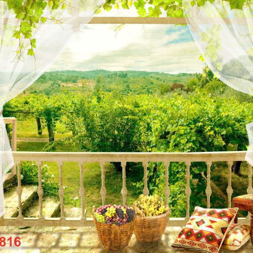 Tranh dán tường phong cảnh Châu ÂU Fresco_0816