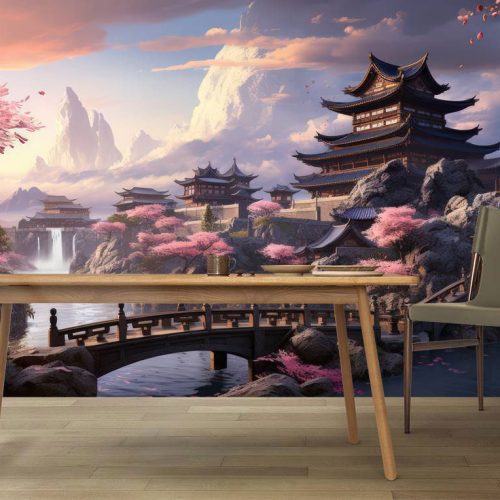 Tranh dán tường phong cảnh Trung Quốc TGTV_TV12968
