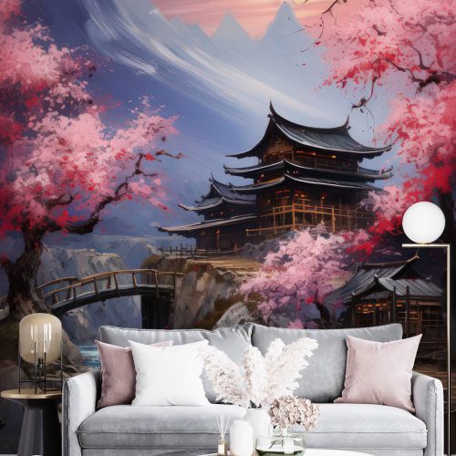 Tranh dán tường phong cảnh Trung Quốc TGTV_TV12983