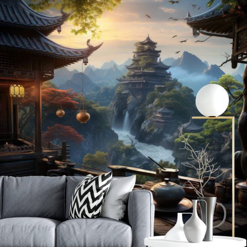 Tranh dán tường phong cảnh Trung Quốc TGTV_TV12991
