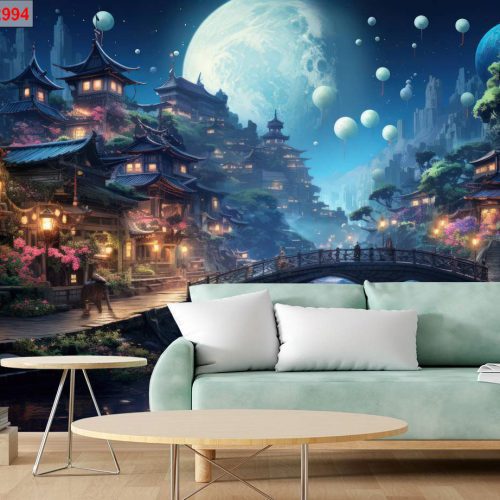 Tranh dán tường phong cảnh Trung Quốc TGTV_TV12994