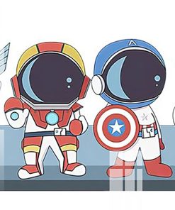 Tranh led siêu anh hùng marvel LED1001