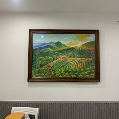 Tranh sơn dầu Ruộng Bậc Thang TSD189