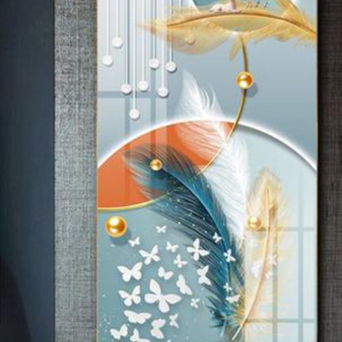 Tranh Trang Trí Hươu Vàng & Cánh Bướm TGH9018