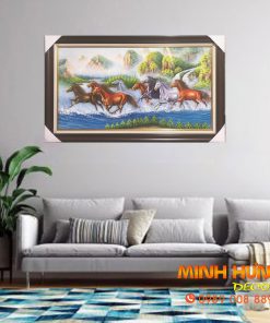 Tranh sơn dầu Mã Đáo Thành Công TSD194