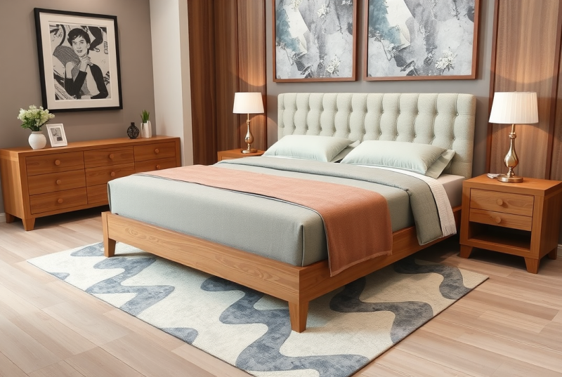 Cách chọn kích thước tranh theo tỉ lệ giường