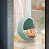 Tranh tráng gương mèo nghỉ ngơi TGH9103