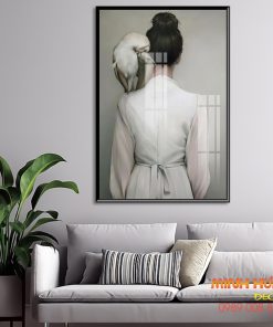 Tranh tráng gương bầu bạn bình yên TGH9119