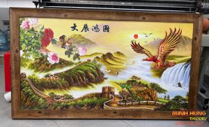 Tranh sơn dầu phong cảnh vạn lý trường thành TSD297