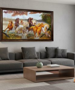 Tranh sơn dầu mã đáo thành công TSD338
