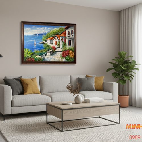 Tranh sơn dầu góc nhìn Địa Trung Hải TSD329