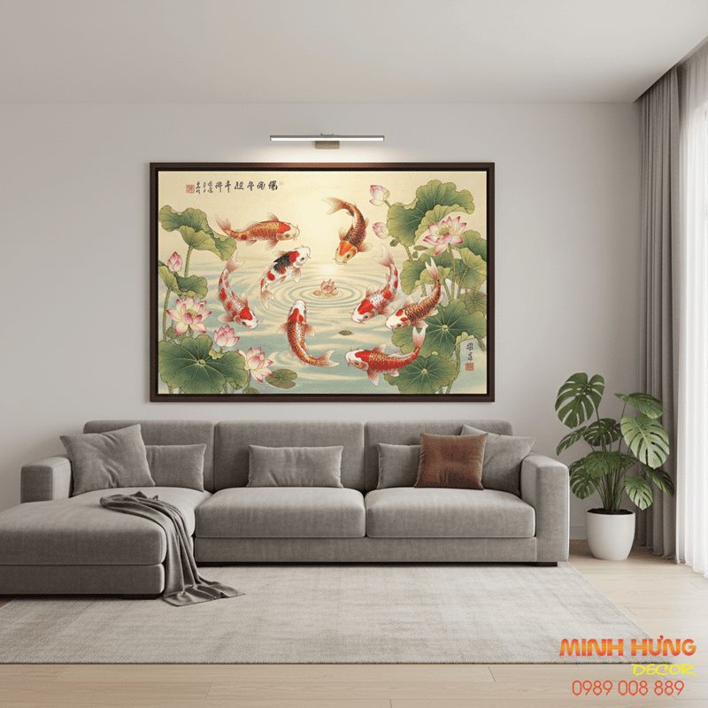 Tranh cửu ngư quần hội