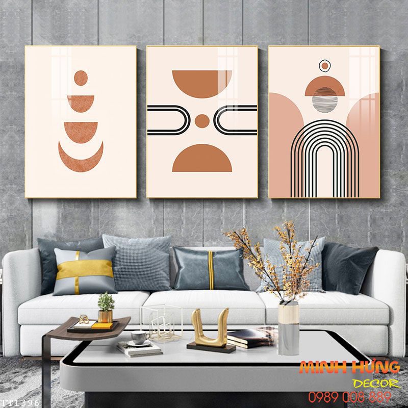 Tranh Treo Tường Hình Học Cổng Vòm (Boho Geometric) TT1396